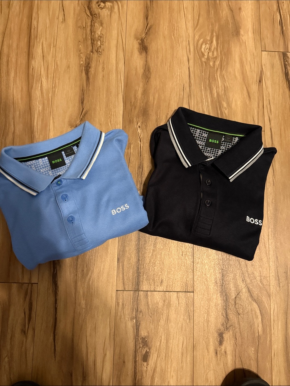 Boss Boys' Polo Set in Light Blue and Black